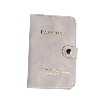 Чехол для паспорта, бумажник, Органайзер для документов хорошего качества, дорожный подарок, чехол для паспорта, держатель для карт из искусственной кожи для пар 2
