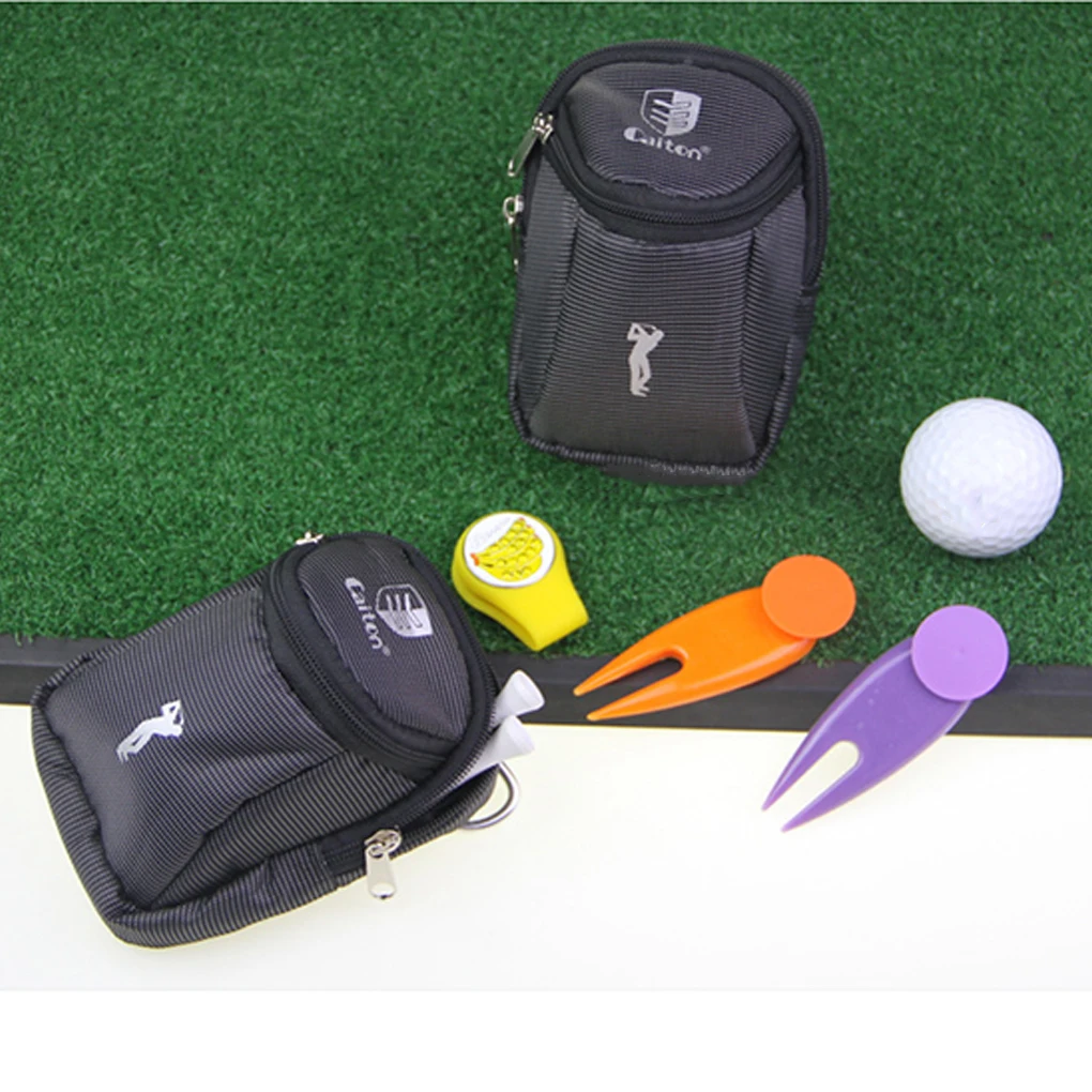Органайзер для сумки для гольфа, износостойкие спортивные детали, простые стильные портативные поясные сумки, практичные сумки для хранения спортивных аксессуаров. Изображение 1