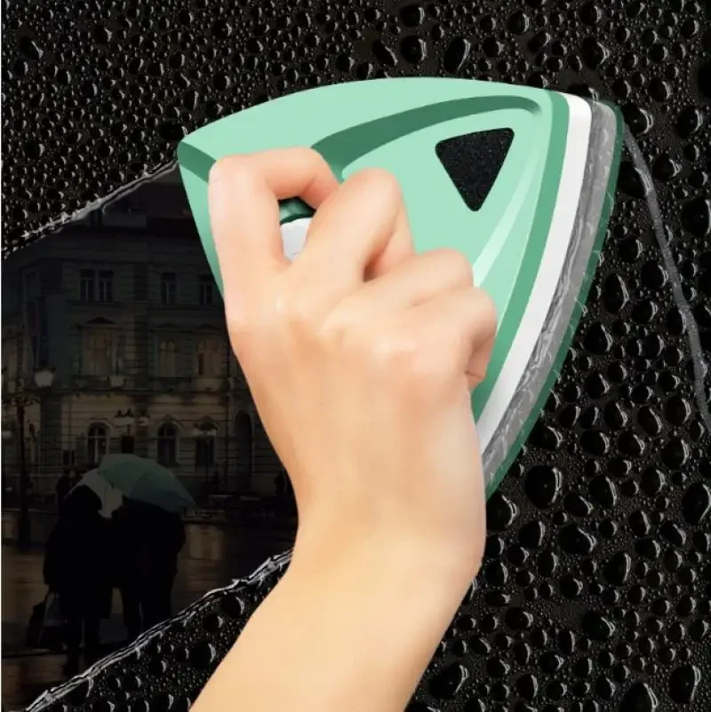 Регулируемый магнитный очиститель окон 5-25 мм, Двусторонняя магнитная щетка для мытья окон, бытовой инструмент для чистки стекол Изображение 2