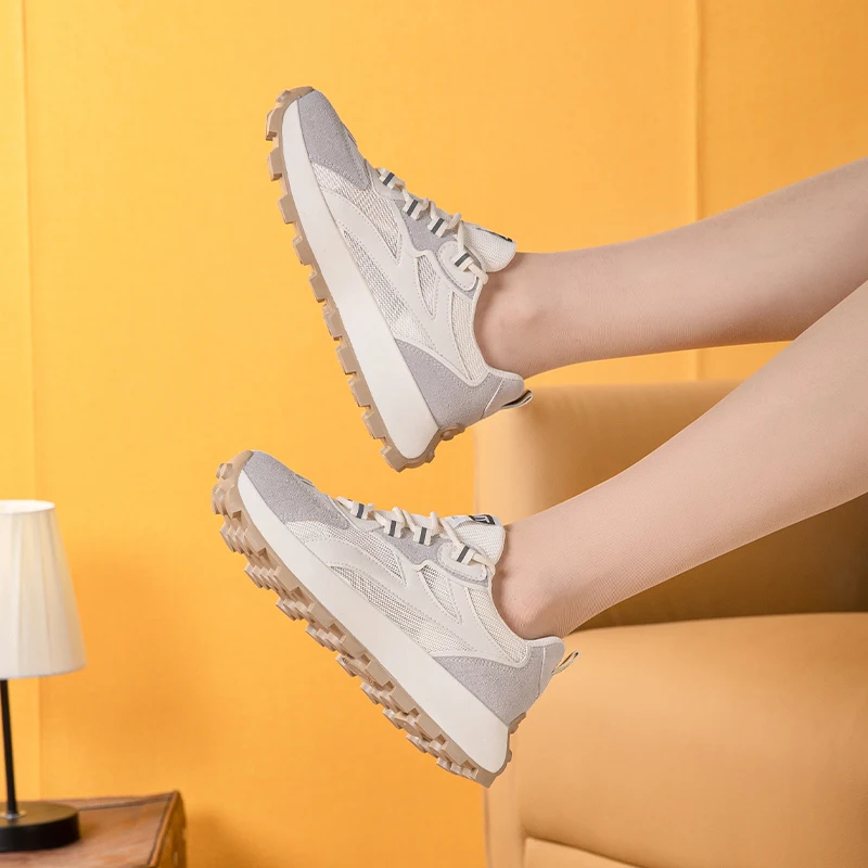 Женские модные кроссовки для бега, повседневная спортивная обувь на платформе, Tenis Femininos, удобная легкая обувь, модные женские туфли-сапатильи Изображение 4
