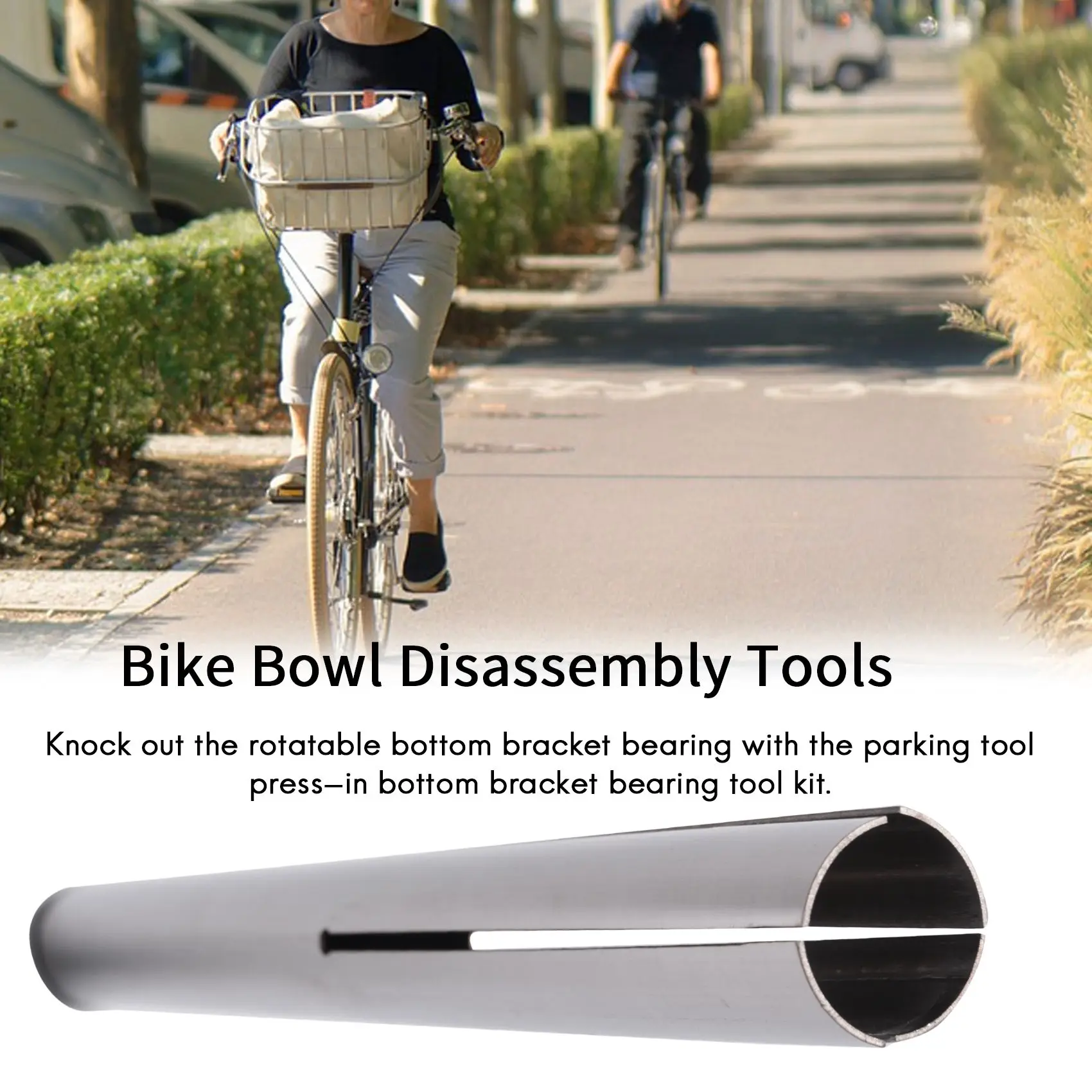 Инструмент для снятия подшипника с прижимом BB Нижний кронштейн велосипеда BB для внутреннего диаметра 33 мм-56 мм, аксессуары для велосипедов Изображение 3