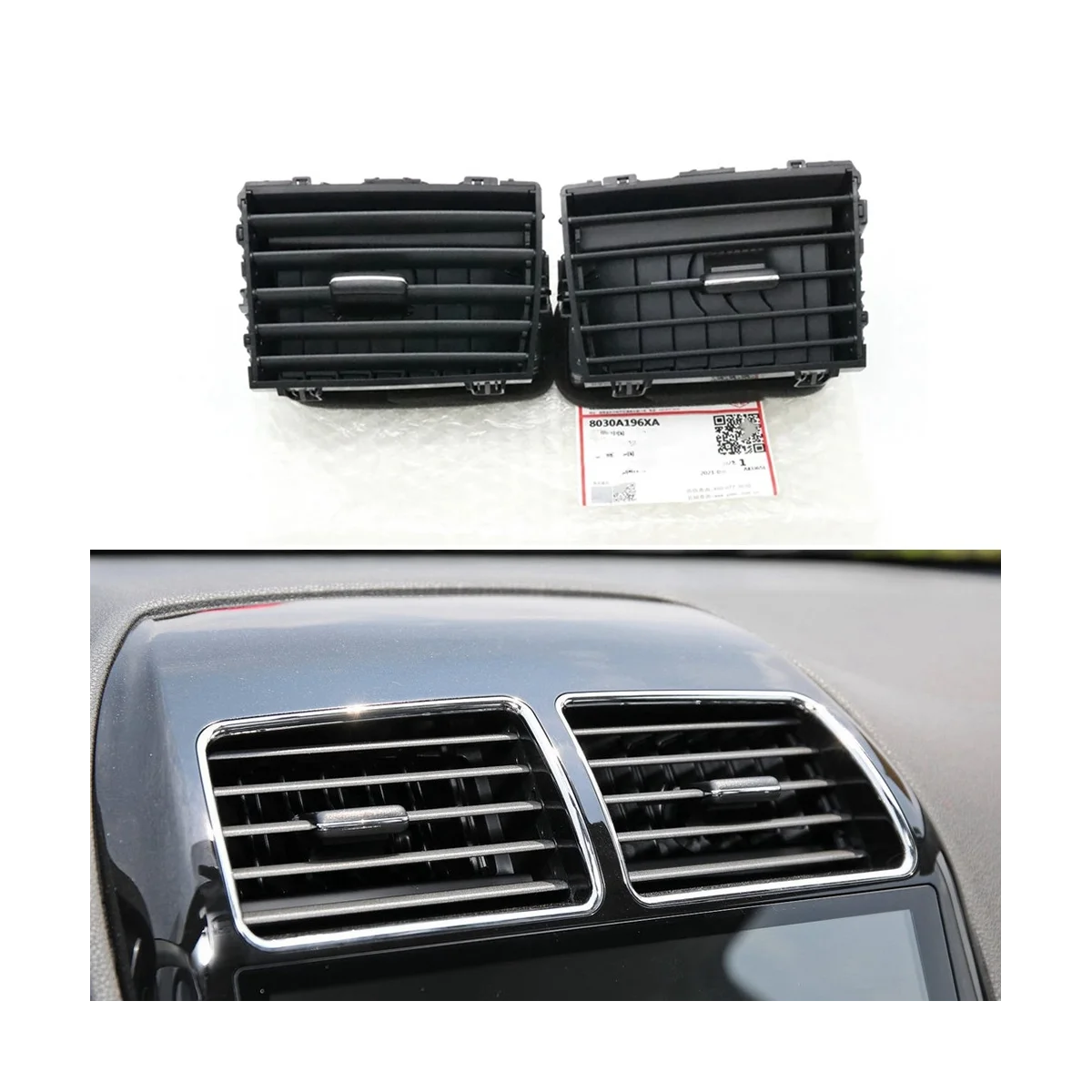 Вентиляционное отверстие кондиционера в передней левой приборной панели автомобиля для Mitsubishi ASX 2010-2018 Изображение 5