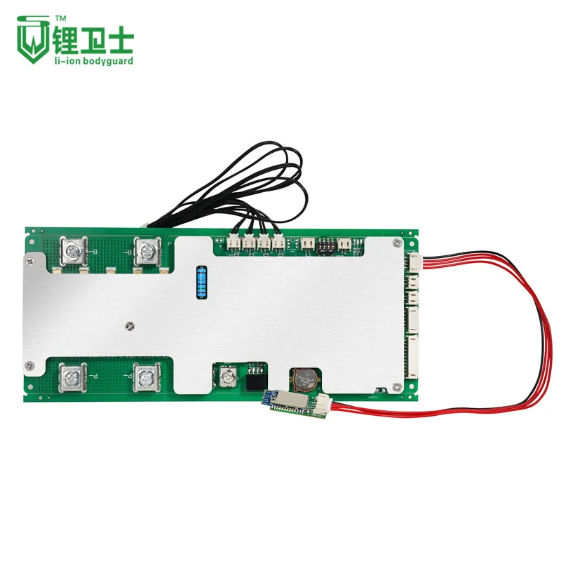 Модуль схемы защиты литиевой батареи LiFePO4 LWS 16S 200A 51,2 В BMS с протоколом Bluetooth RS485 CAN Изображение 2